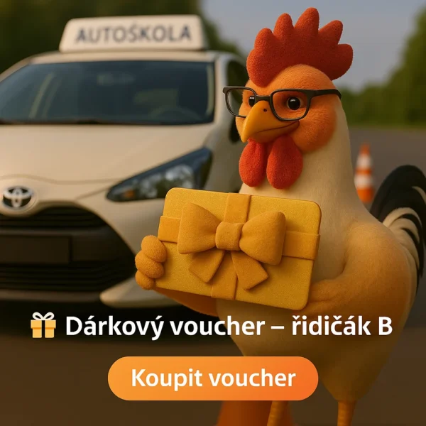 Dárkový poukaz - Řidičský průkaz skupiny B